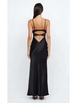 Bec & Bridge Ashton Cut Out Mesh Maxi Dress in Black Size AU 10 for rent on The Volte - image 3