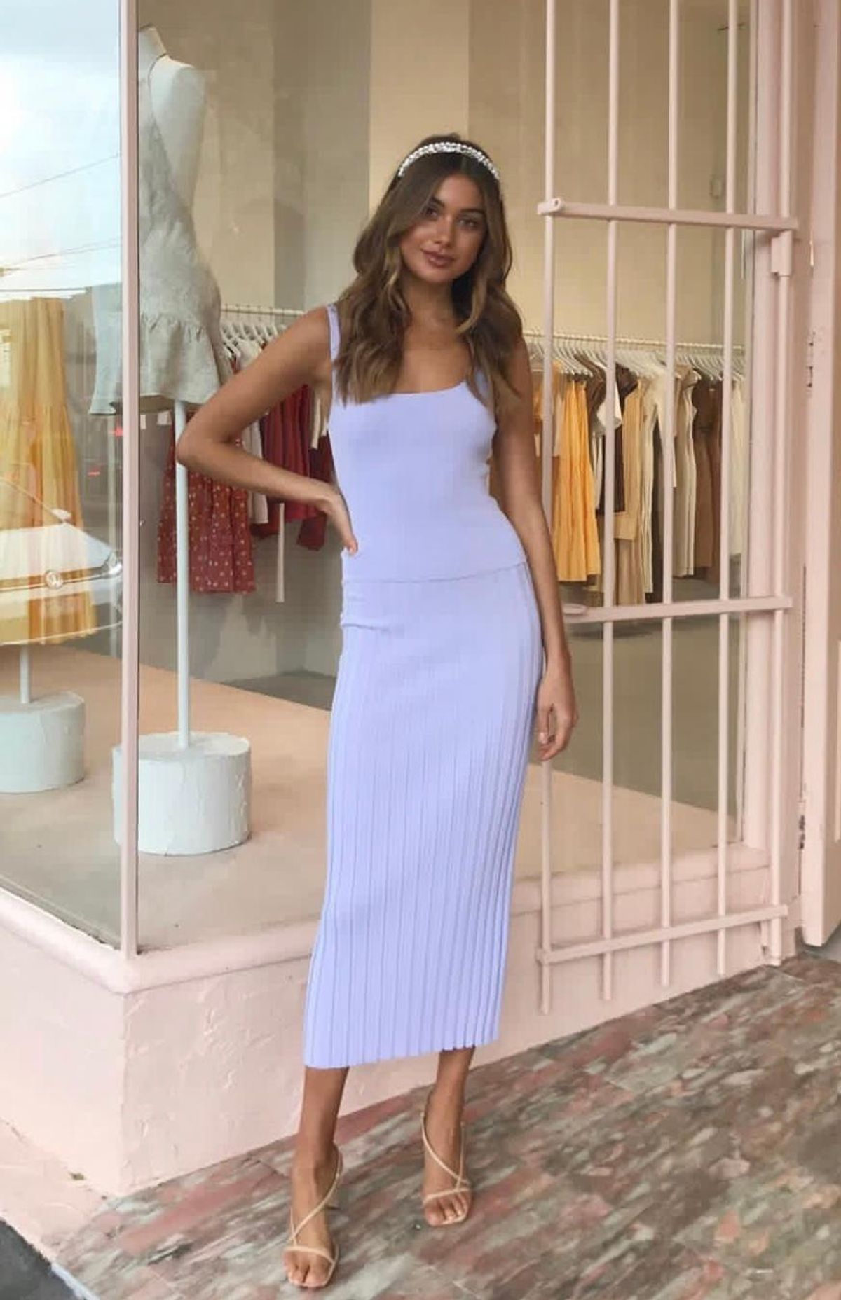 BEC & BRIDGE eden midi dress for rent on The Volte - main image