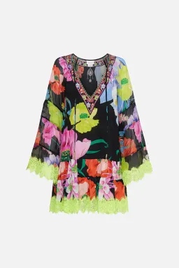 A-Line Gathered Panel Dress Away With The Fairies Size 16 for rent on The Volte - image 6
