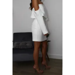 Keepsake the Label Stolen Dance Long Sleeve Mini Dress White Size 6 for rent on The Volte - image 3