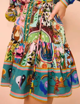 Alemais Evergreen Mini Dress Multi Size 12 for rent on The Volte - image 3