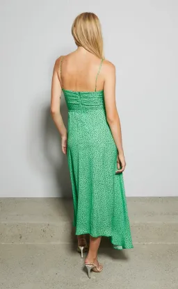 Bec & Bridge Neve Midi Dress Green Size 6 for rent on The Volte - image 2