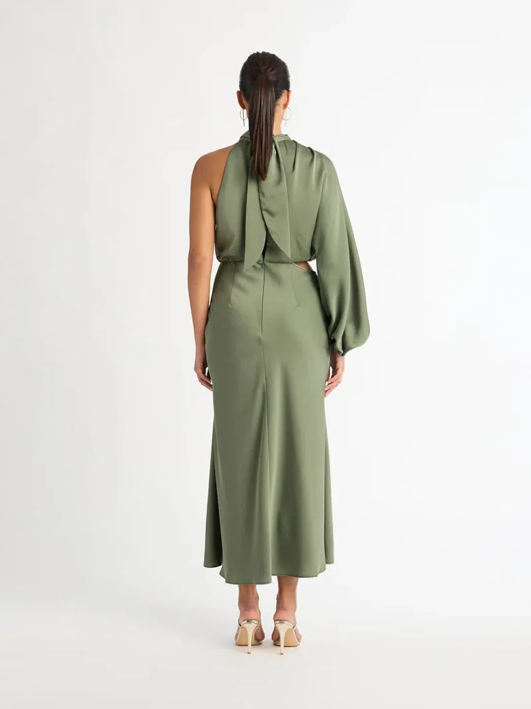 Sheike Olivia Maxi Dress Green Size 10 for rent on The Volte - main image