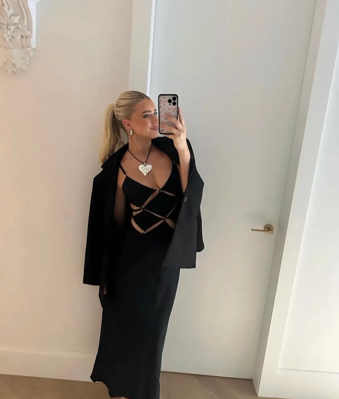 Bec & Bridge Diamond Days Strap Maxi Dress Black Size S / AU 8 for rent on The Volte - main image