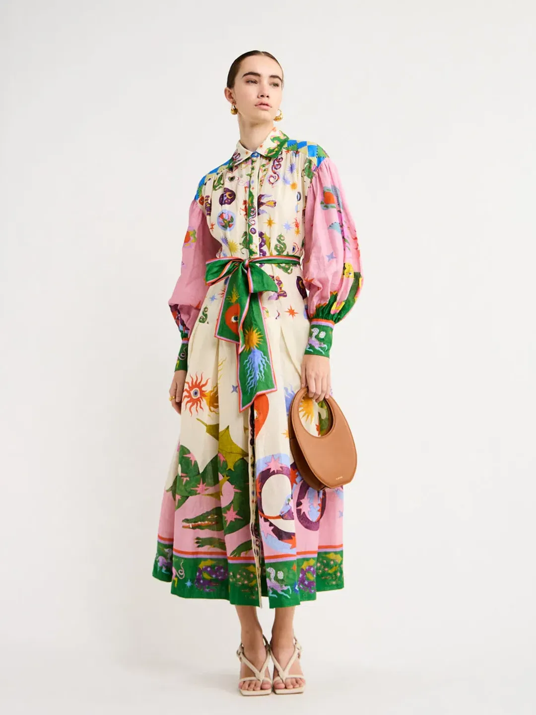 Alemais Seeker Shirt Dress Multi Size XXL/Au 16 for rent on The Volte - main image