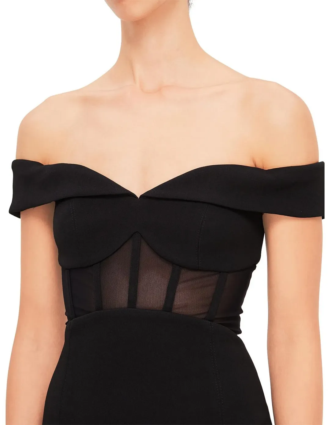 MISHA Cher Mini Dress Black Size 6/XS for rent on The Volte - main image