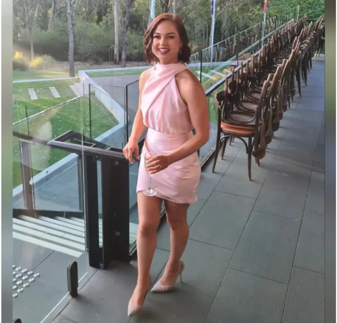 Sheike Heartbreaker Mini Dress Pink Size 16 for rent on The Volte - main image