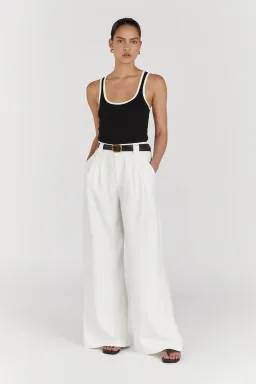 Dissh Harley Boyfriend Two-Piece Suit White Size 8 for rent on The Volte - image 5