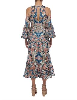 Thurley Carnival Cut Out Midi Dress Size 8 for rent on The Volte - image 4