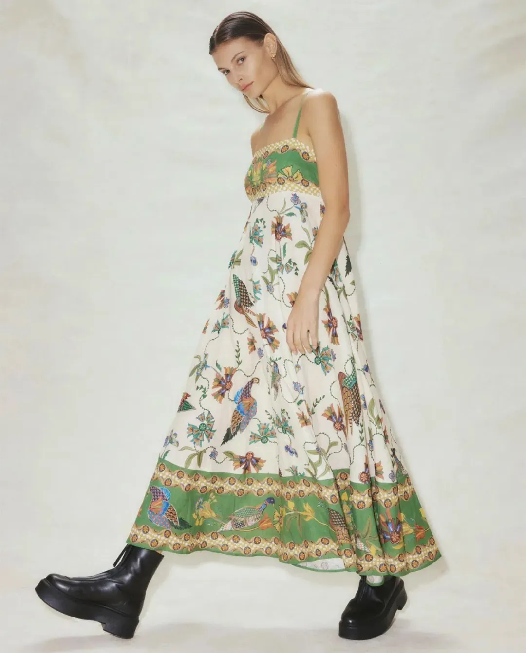 Alemais Birdie Sundress Multi Size 12 for rent on The Volte - main image