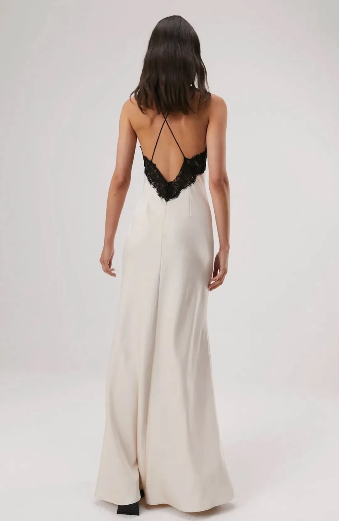 Misha Eanna Maxi Dress Champagne Size 6 for rent on The Volte - main image