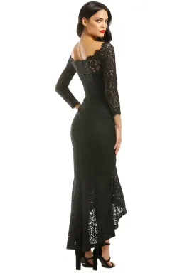 George Sofia Mermaid Hem Gown in Black Size 14 for rent on The Volte - image 2
