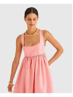 Oroton Strappy Sun Dress Pink Size AU 10 for rent on The Volte - image 2