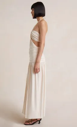 Bec & Bridge Adaline Cut Out Maxi Dress Cream Size 6 for rent on The Volte - image 4