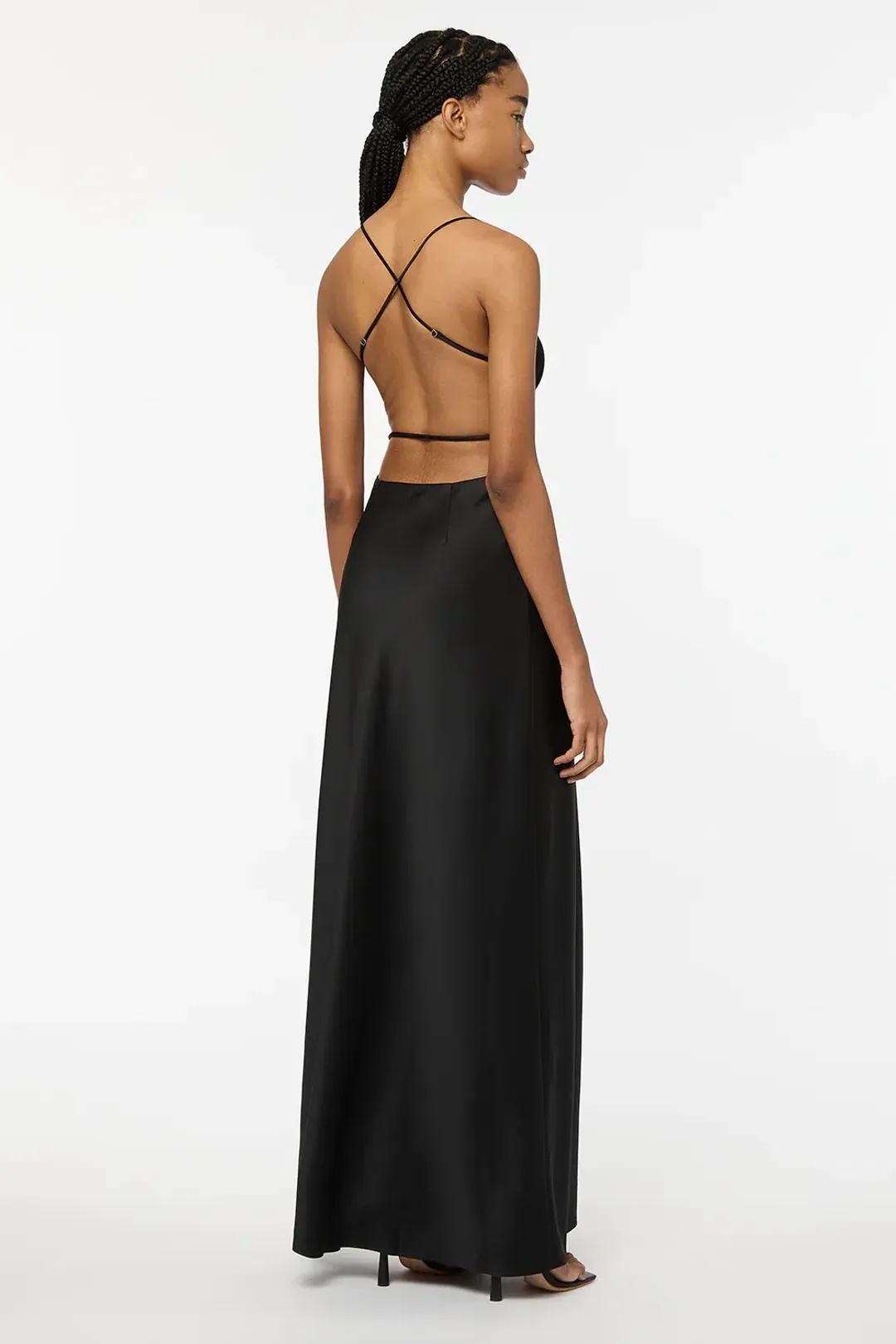 Manning Cartell Liquid Asset Slip Dress Black Size 10 for rent on The Volte - main image