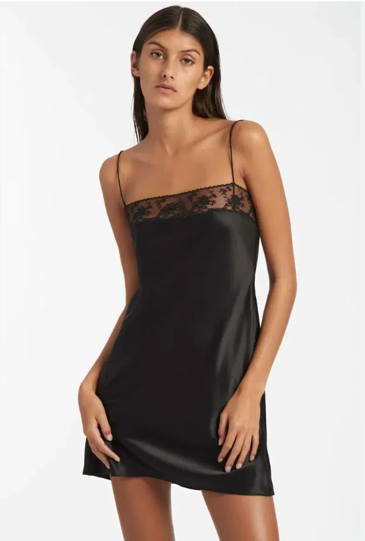 Sir the Label Willa Mini Dress Black Size 1 / Au 8 for rent on The Volte - main image