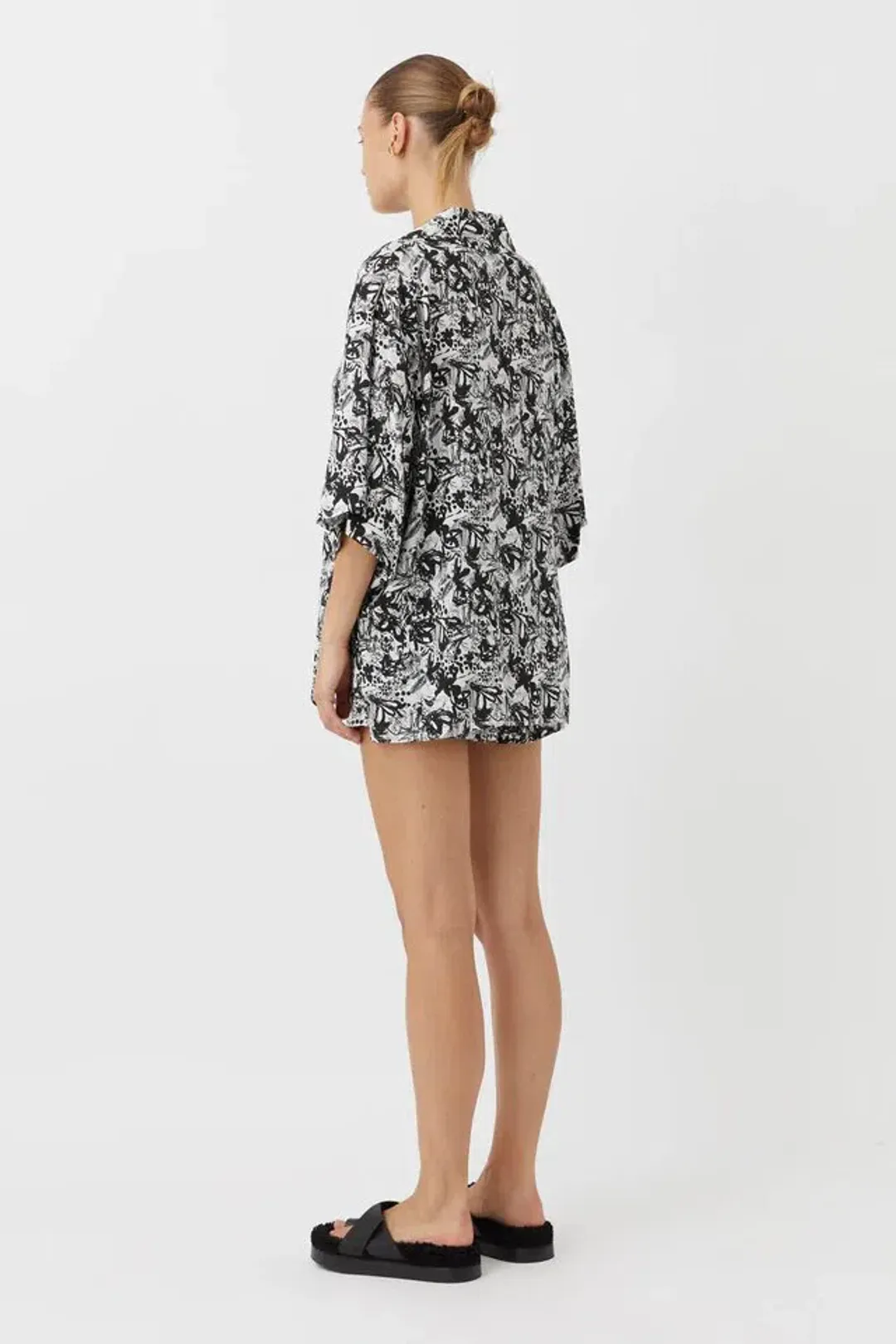 Camilla and Marc Sawyer Printed Shirt and Short Set Size 8 for rent on The Volte - main image