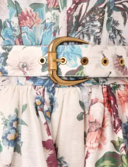 Zimmermann The Matchmaker Midi Dress in Ivory Barkcloth Print Size 1/Au 10  for rent on The Volte - image 3