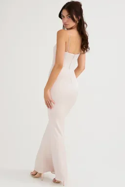 House Of CB Olivette Satin Dress Pink Size XS / AU 6 for rent on The Volte - image 5