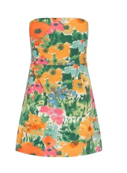 With Jean Lala Mini Dress in Splice Floral Size XS / AU 6  for rent on The Volte - image 5