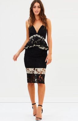 Talulah Analog Bodycon Dress for rent on The Volte - image 2
