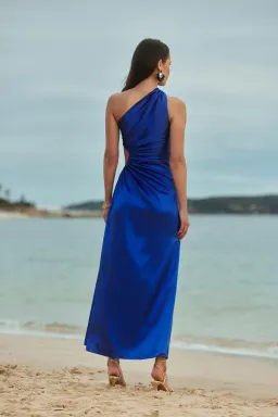 Sonya Moda Nour Maxi Dress Moroccan Cobalt Blue Size 10 for rent on The Volte - image 2