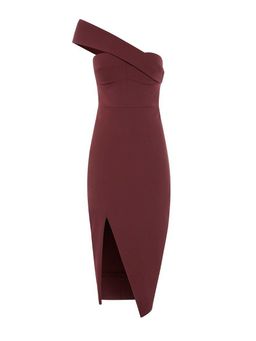 Sheike Valentine Midi Dress in Merlot  for rent on The Volte - image 1