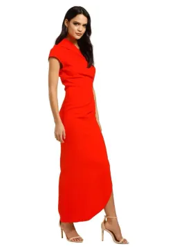 Ginger & Smart Curator Gown in Kinetic Red Size 16 for rent on The Volte - image 1