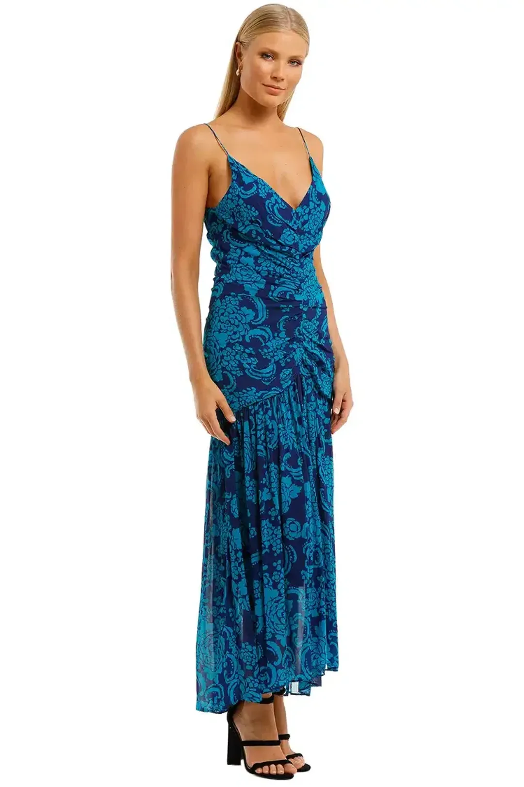 Ginger & Smart Lyrical Dress in Blue Size 8 for rent on The Volte - main image