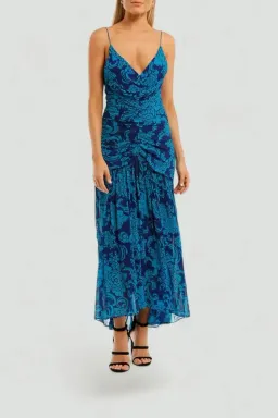 Ginger & Smart Lyrical Dress in Blue Size 8 for rent on The Volte - image 2
