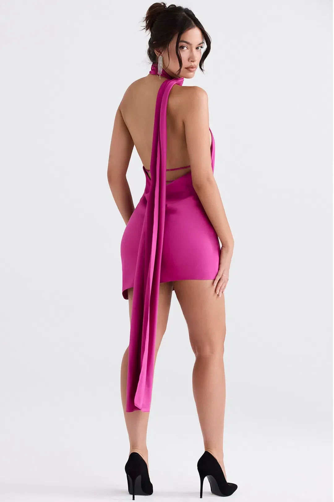 House of CB Aida Dress Pink Size S / AU 8 for rent on The Volte - main image