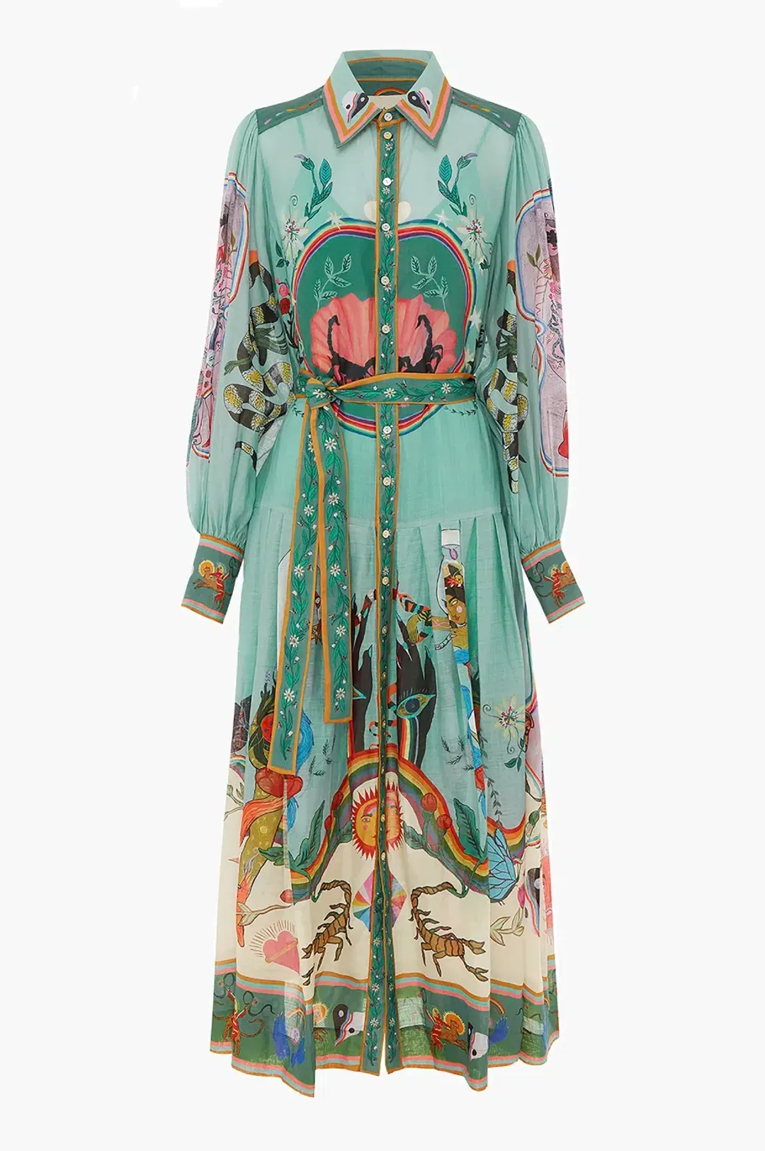 Alemais Evergreen Shirtdress Multi Size 10 for rent on The Volte - main image