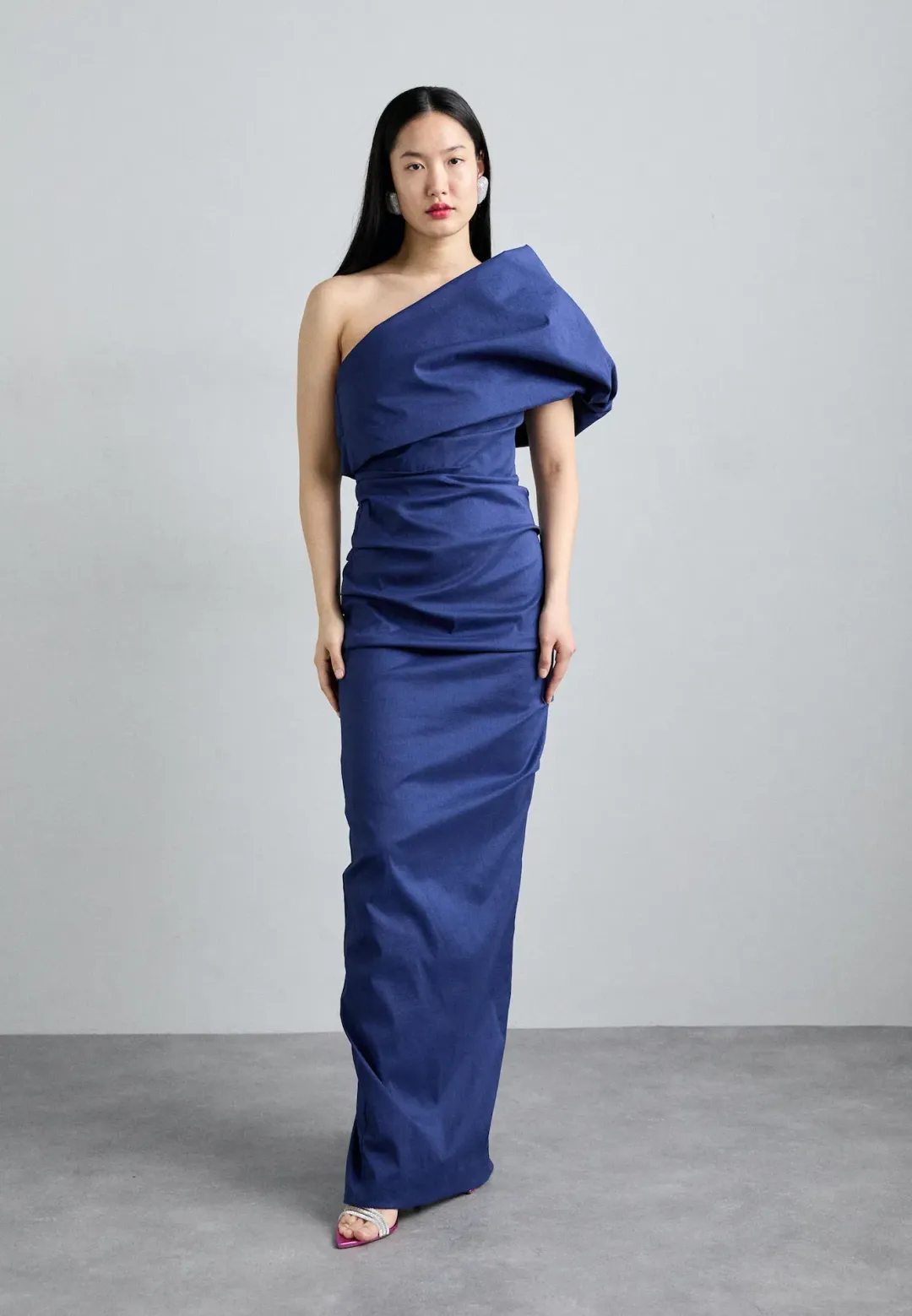 Rachel Gilbert Kat Gown Blue Size 8 for rent on The Volte - main image