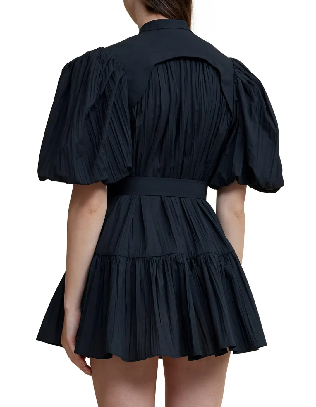 Acler Cardine Mini Dress Black Size 10  for rent on The Volte - main image