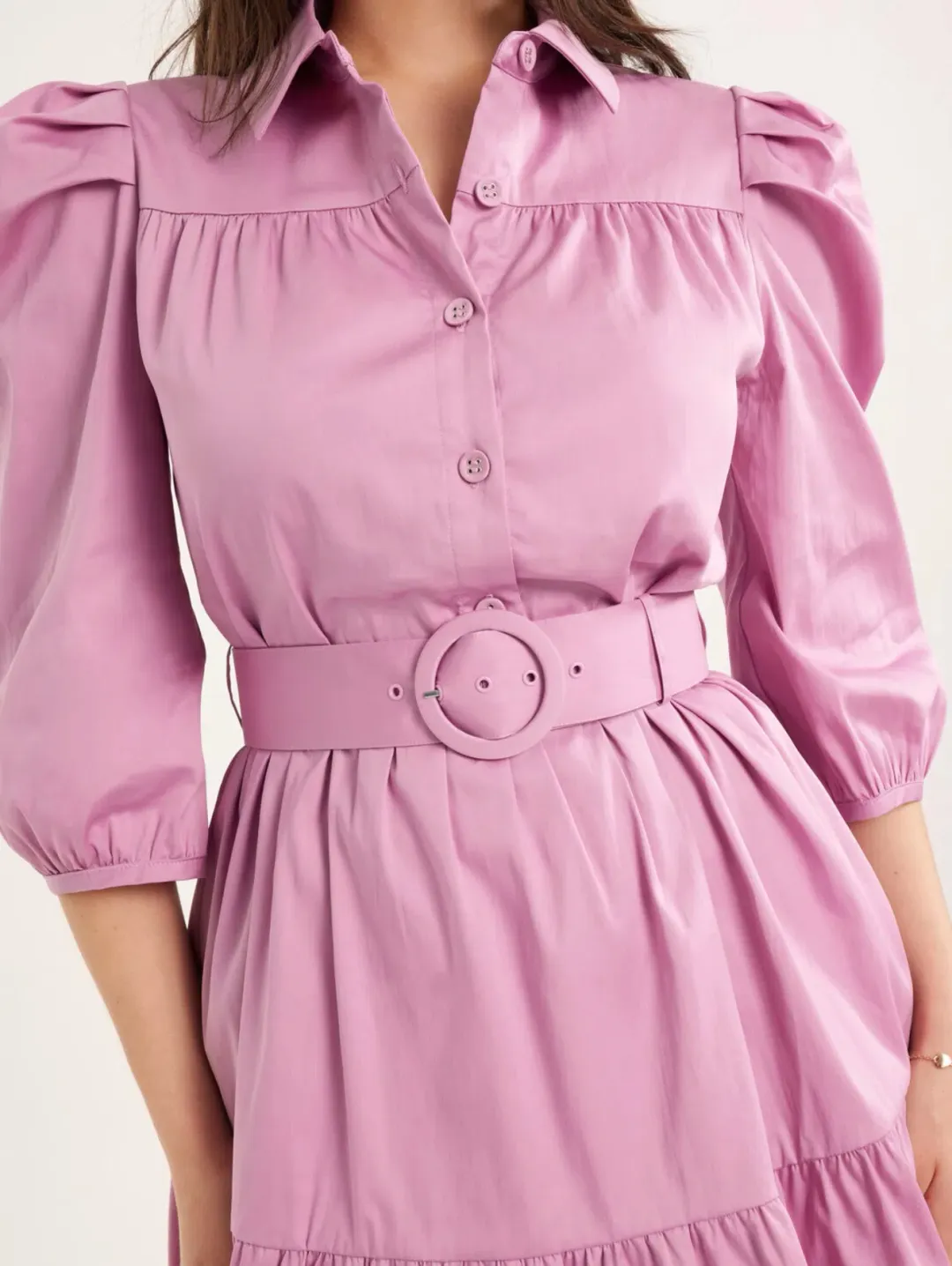 REVIEW Violetta Dress Violet Size 6 for rent on The Volte - main image