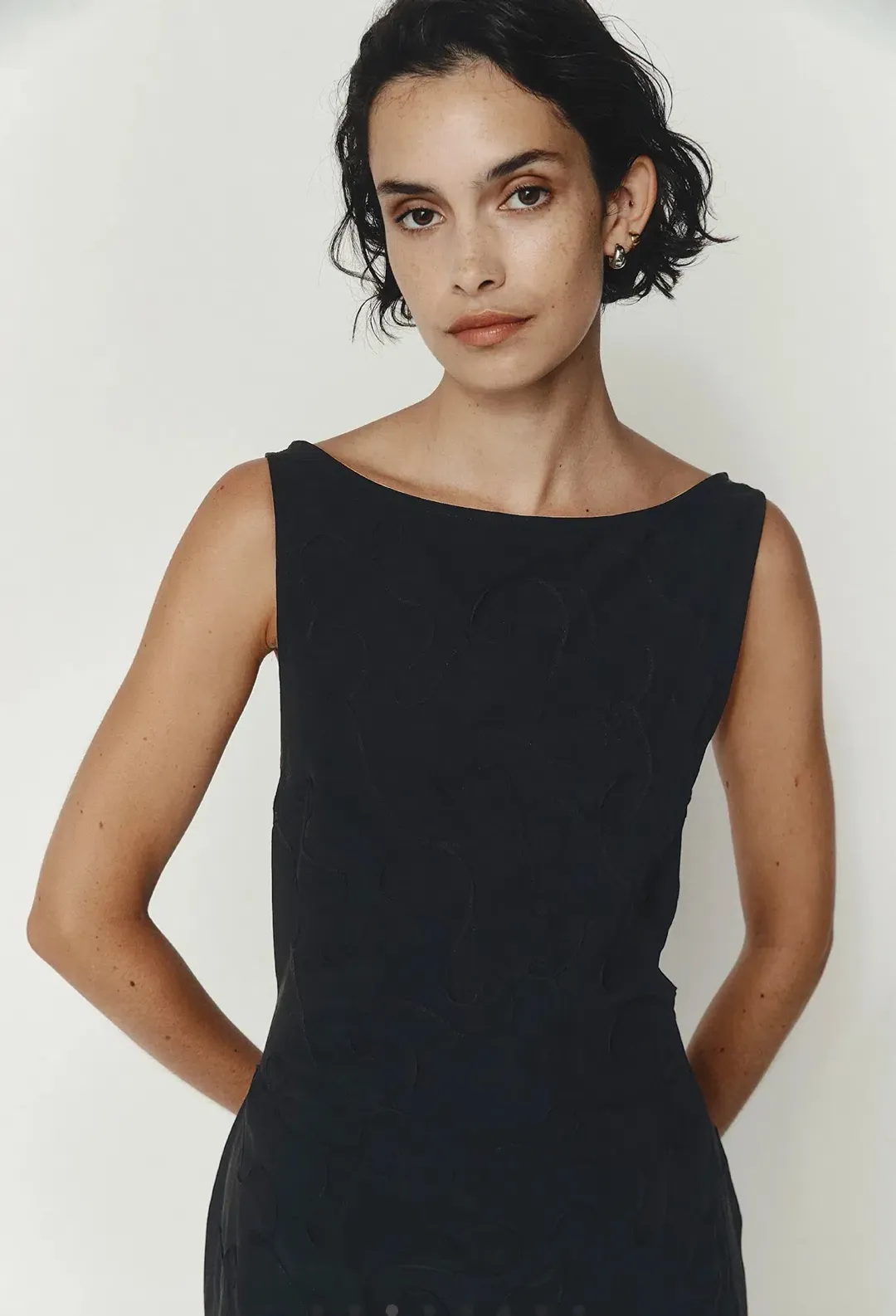 Marle Rose Dress Black Size AU 8 for rent on The Volte - main image