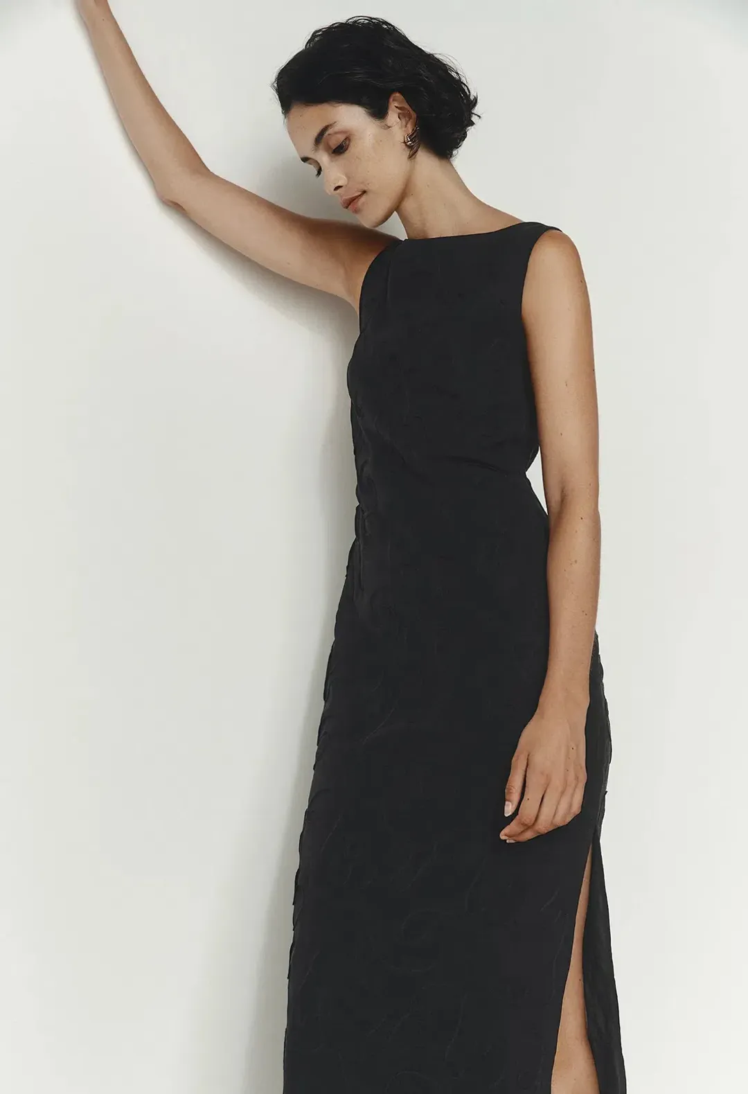 Marle Rose Dress Black Size AU 8 for rent on The Volte - main image