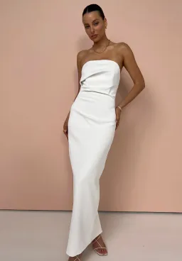 Manning Cartell Fast Forward Strapless Maxi Dress White Size 8 for rent on The Volte - image 6