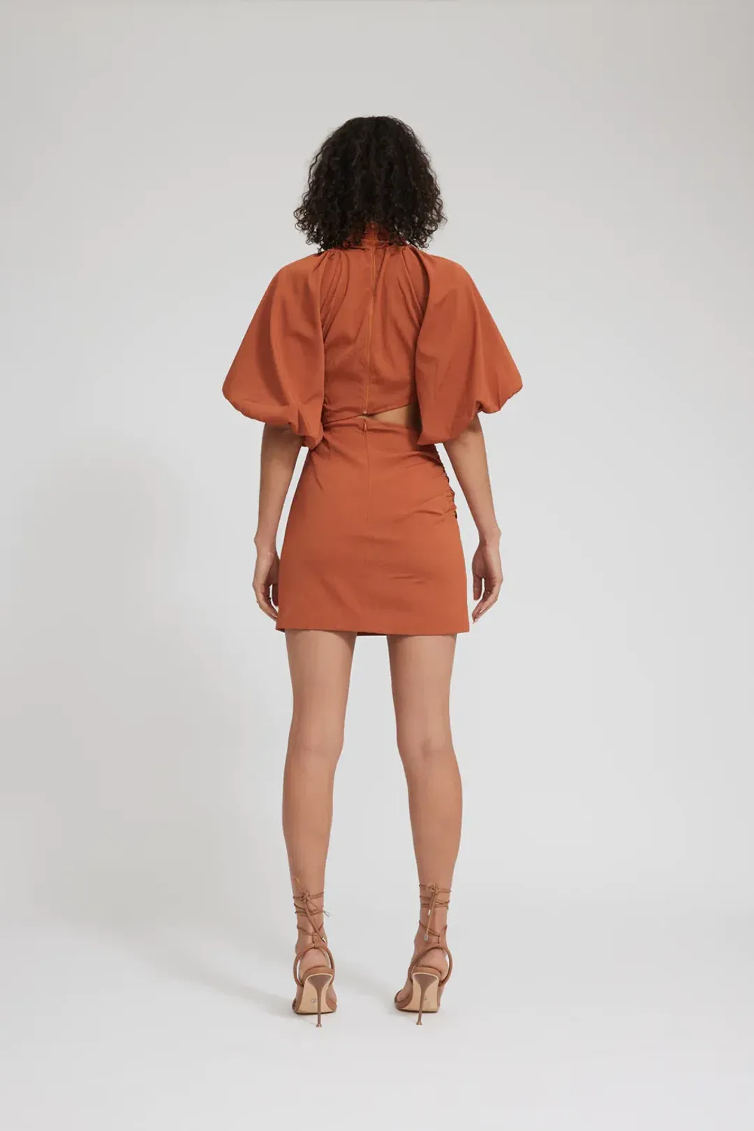 Tojha Celia Mini Dress Orange Size 10 for rent on The Volte - main image