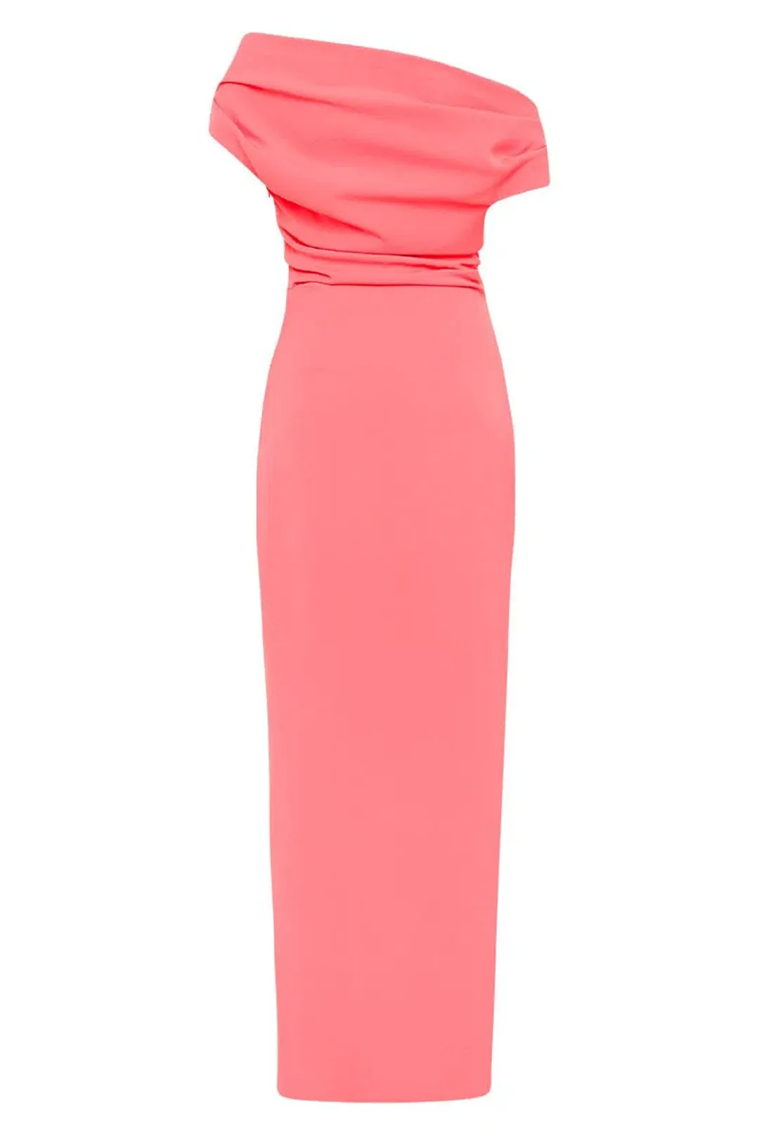 Sofia the Label Alexis Off Shoulder Gown Watermelon Size 8 for rent on The Volte - main image