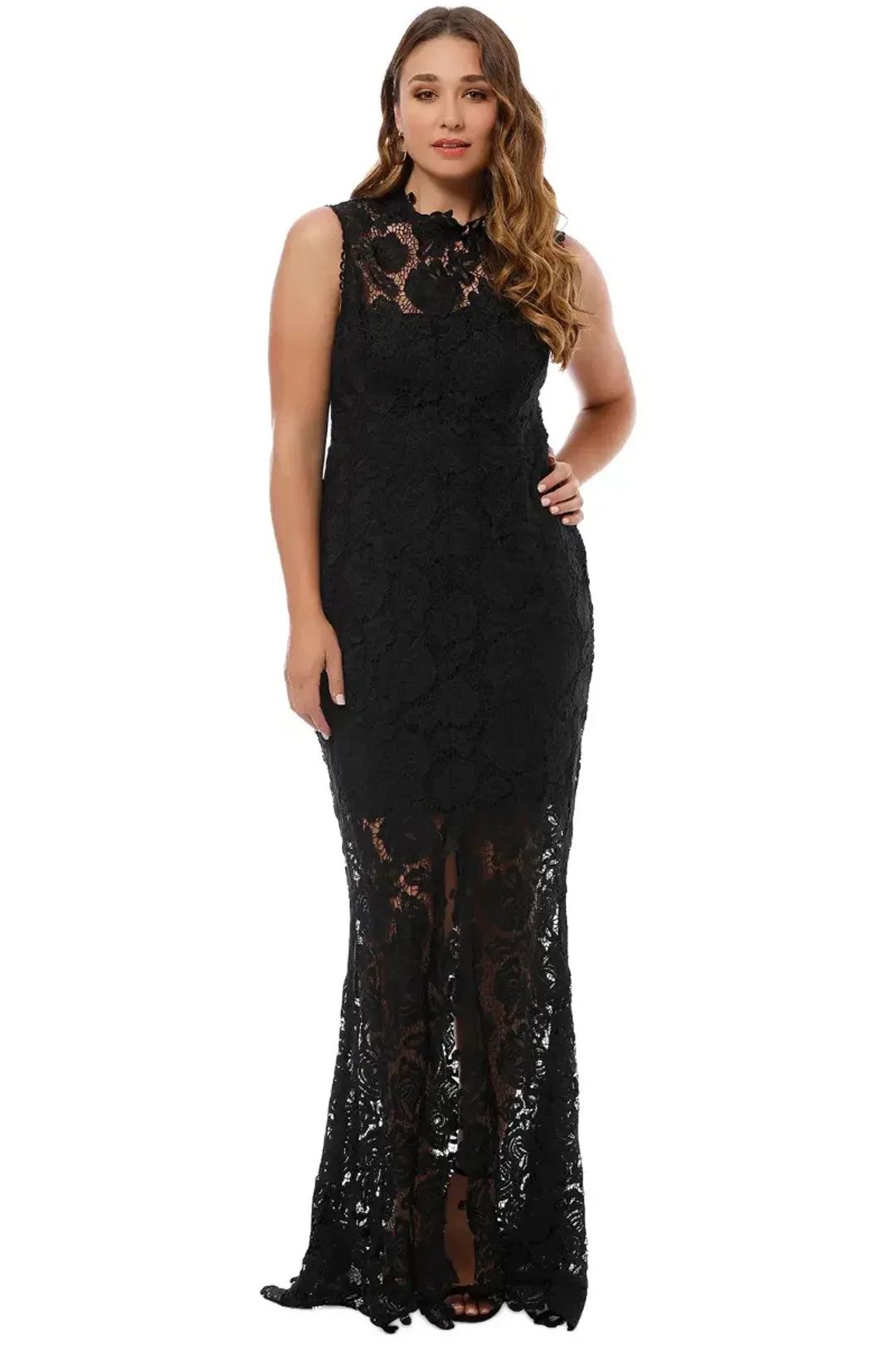 Grace and Hart Espresso Gown in Black Size 14 for rent on The Volte - main image