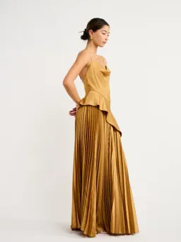 Acler Osullivan Dress Caramel Size 6 for rent on The Volte - image 2