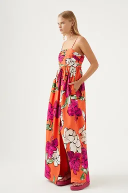 AJE Monument Tulip Maxi Dress Floral Size 8 for rent on The Volte - image 2