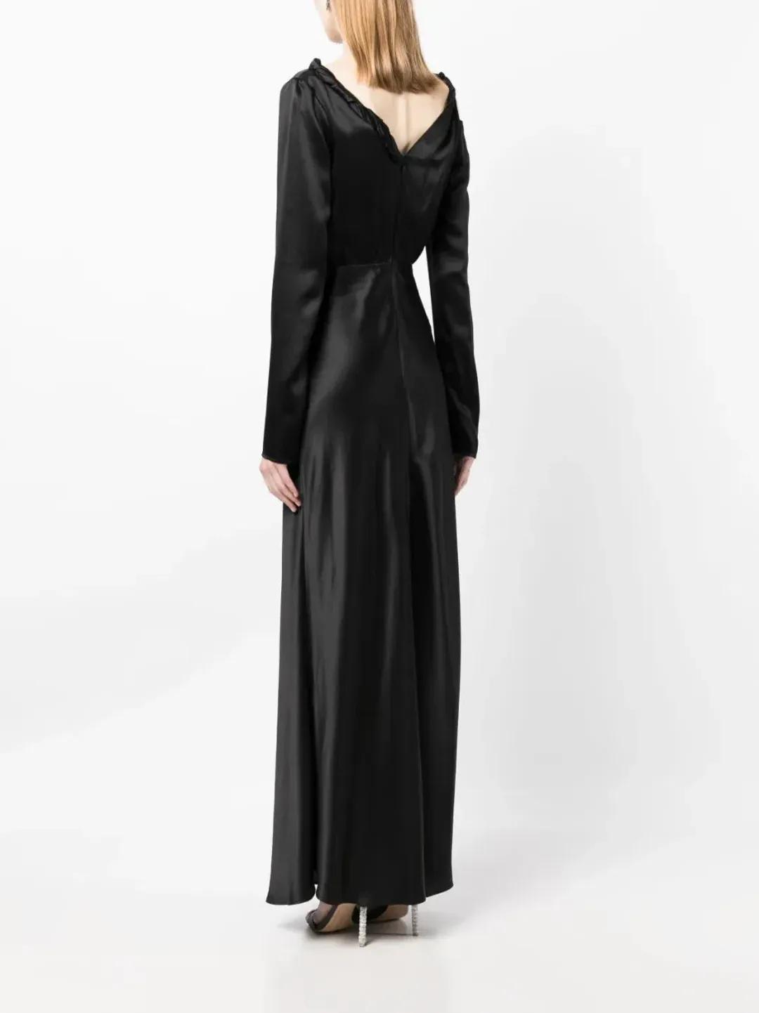 Rachel Gilbert Skye Dress Black Size 6 for rent on The Volte - main image