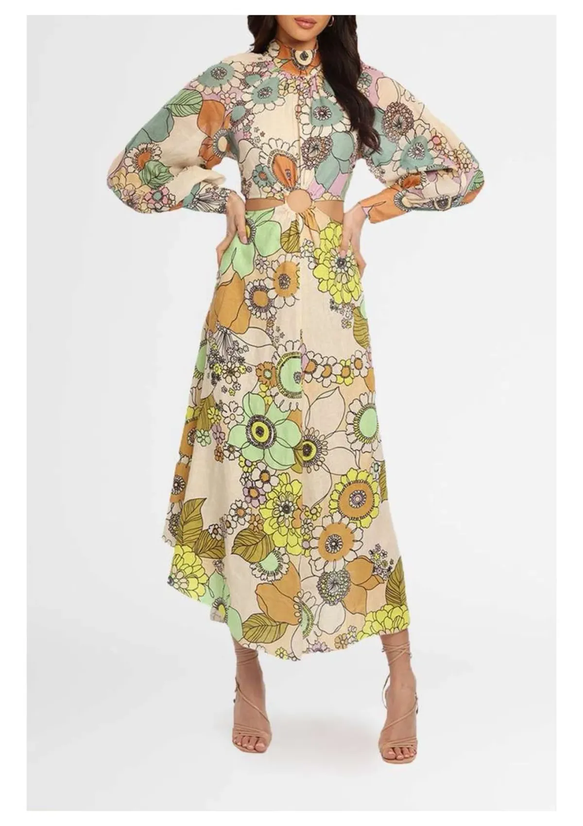 Alemais Farrah Maxi Dress Floral Size 6 - Image 1