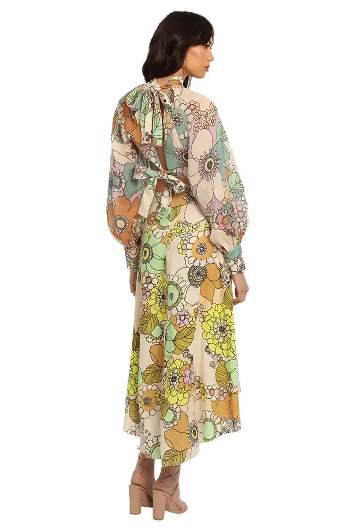 Alemais Farrah Maxi Dress Floral Size 8 - Image 3