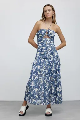 Significant Other Scarlett Midi Dress Floral Size 10 for rent on The Volte - image 1