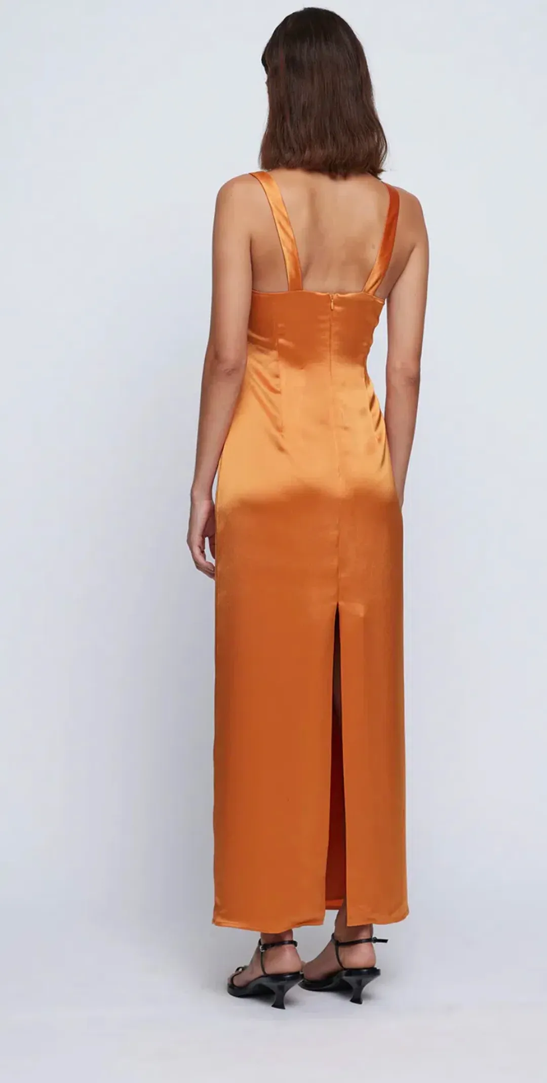 Anna Quan Liliana Dress Kumquat Size 8 for rent on The Volte - main image