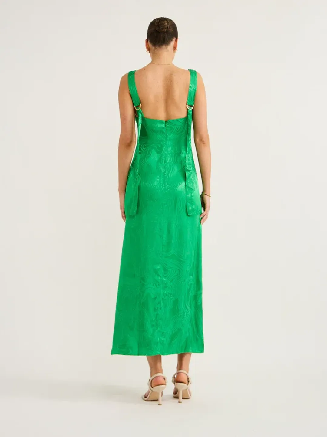 Roame Eiden Dress Emerald Marmo Size 1 / AU 8 for rent on The Volte - main image