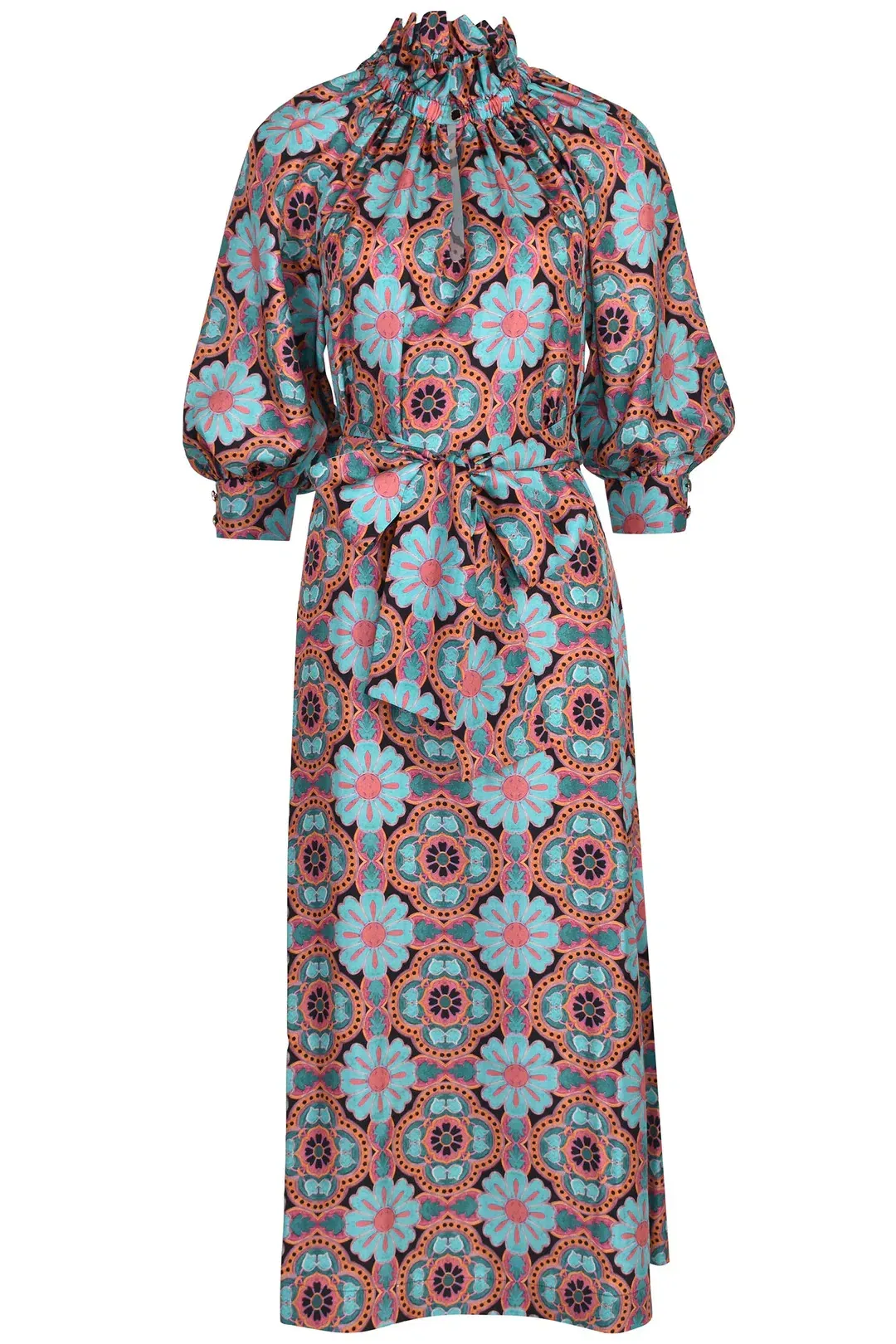 Husk Daphne Dress Multi Size AU 14 for rent on The Volte - main image